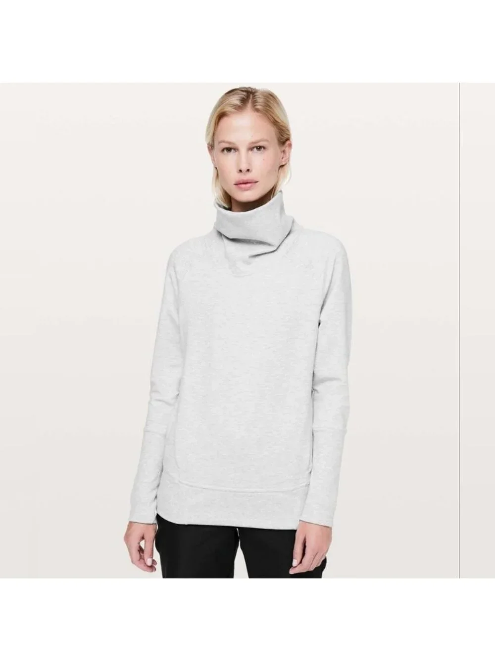 Lululemon High Lines Pullover Heathered Core Ultra Light Grey